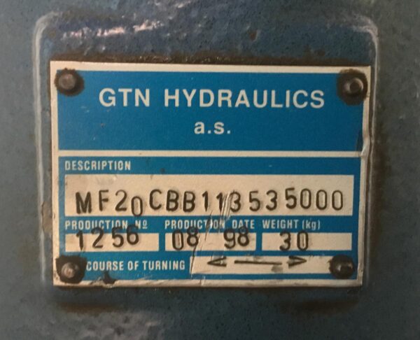 GTN Hydraulics MF20CBB